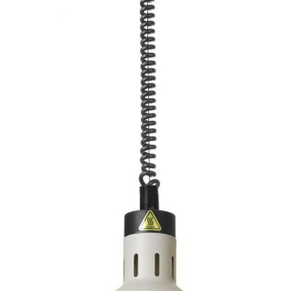 Lampa do podgrzewania potraw wisząca, cylindryczna, HENDI, biały, 230V/250W, ?175x(H)250mm