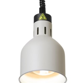 Lampa do podgrzewania potraw wisząca, cylindryczna, HENDI, biały, 230V/250W, ?175x(H)250mm