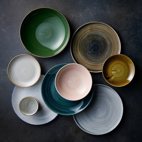 Miska coupe Stonecast Sorrel Green, 250mm Churchill Miska coupe Stonecast Sorrel Green, 250mm Churchill