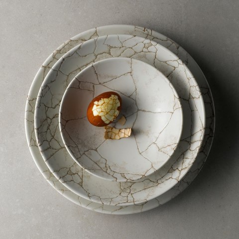 Talerz płytki Studio Prints Kintsugi Agate Grey 288 mm Churchill Talerz płytki Studio Prints Kintsugi Agate Grey 288 mm Churchill