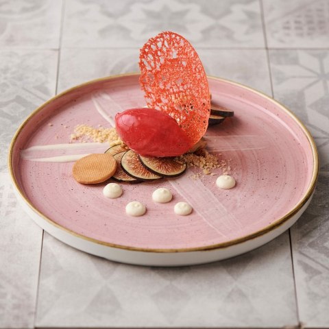 Talerz z wysokim rantem Petal Pink 260 mm Talerz z wysokim rantem Petal Pink 260 mm