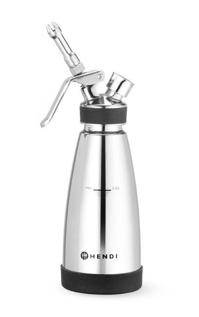 Termo syfon do ciepłych i zimnych sosów, HENDI, 0,5L, ?95x(H)275mm Termo syfon do ciepłych i zimnych sosów, HENDI, 0,5L, ?95x(H)275mm
