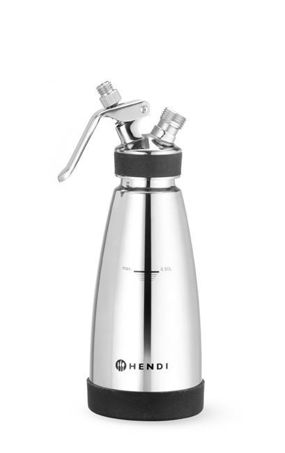 Termo syfon do ciepłych i zimnych sosów, HENDI, 0,5L, ?95x(H)275mm Termo syfon do ciepłych i zimnych sosów, HENDI, 0,5L, ?95x(H)275mm