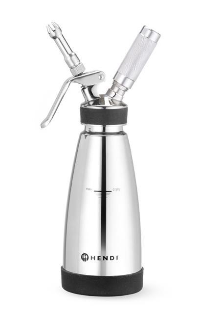 Termo syfon do ciepłych i zimnych sosów, HENDI, 0,5L, ?95x(H)275mm Termo syfon do ciepłych i zimnych sosów, HENDI, 0,5L, ?95x(H)275mm