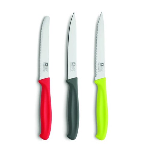 Zestaw 3 noży uniwersalnych różne kolory HOUSEHOLD KNIVES Zestaw 3 noży uniwersalnych różne kolory HOUSEHOLD KNIVES