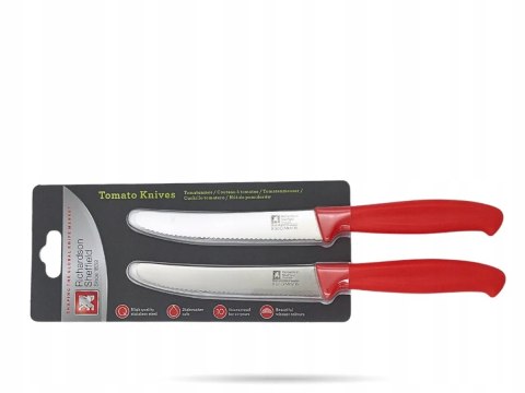 Zestaw noży do pomidorów 2 cz. czerw HOUSEHOLD KNIVES Zestaw noży do pomidorów 2 cz. czerw HOUSEHOLD KNIVES
