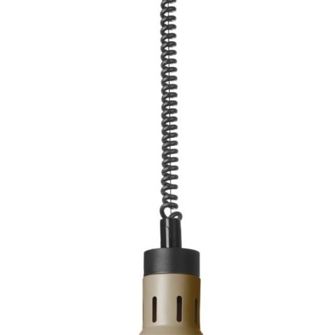 Lampa do podgrzewania potraw wisząca, stożkowa, HENDI, beżowy, 230V/250W, ?275x(H)250mm Lampa do podgrzewania potraw wisząca, stożkowa, HENDI, beżowy, 230V/250W, ?275x(H)250mm