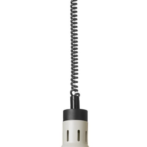 Lampa do podgrzewania potraw wisząca, stożkowa, HENDI, biały, 230V/250W, ?275x(H)250mm Lampa do podgrzewania potraw wisząca, stożkowa, HENDI, biały, 230V/250W, ?275x(H)250mm