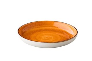 Miska płytka Jersey orange 265 mm Fine Dine