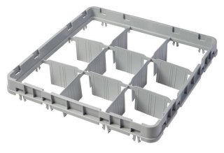 Nadstawka do koszy CAMBRO FULL DROP 500×500 mm szara, model E1 16 przegródek
