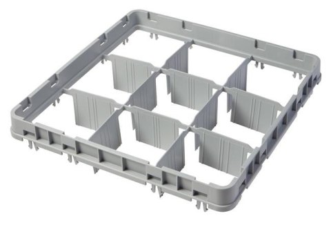 Nadstawka do koszy CAMBRO FULL DROP 500×500 mm szara, model E1 25 przegródek