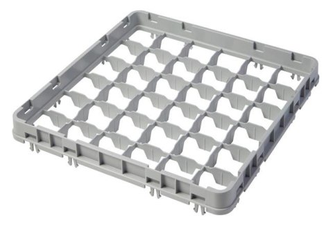 Nadstawka do koszy CAMBRO HALF DROP 500×500 mm szara, model E2 25 przegródek