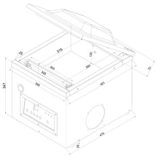 Pakowarka próżniowa Asber SERIE 200 - VAKSIC-10 E | ASBER