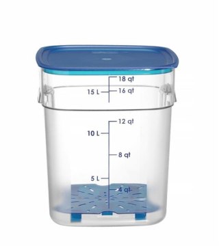 Pojemnik na żywność CamSquares Fresh Pro, Cambro, 17,2L, transparentny