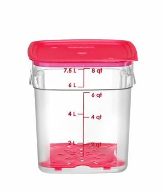 Pojemnik na żywność CamSquares Fresh Pro, Cambro, 7,6L, transparentny, 229x229x(H)243mm