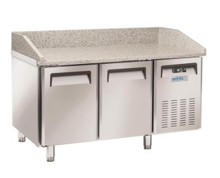 Stół chłodniczy do pizzy 2-drzwiowy, Arktic, 600x400, 128L, 220-240V/210W