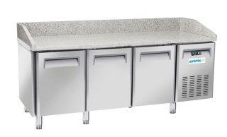 Stół chłodniczy do pizzy 3-drzwiowy, Arktic, 600x400, 186L, 220-240V/450W