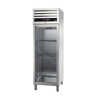 Szafa Chłodnicza z drzwiami szklanymi 700 - 1400 L GN 2/1, 653 x 842 x 2040 mm| GCPZ-701 GD L