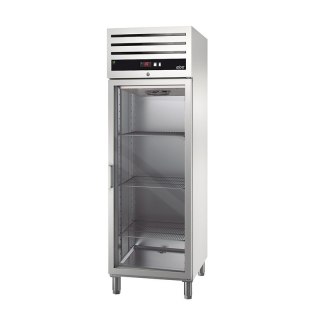 Szafa Chłodnicza z drzwiami szklanymi 700 - 1400 L GN 2/1, 653 x 842 x 2040 mm|GCPZ-701 GD R