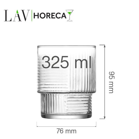Szklanka niska Istanbul, 325ml, LAV (dawniej LV-HLN356Z) LAV Szklanka niska Istanbul, 325ml, LAV (dawniej LV-HLN356Z) LAV