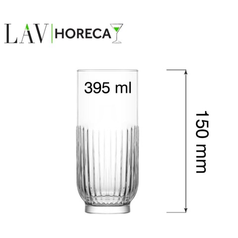 Szklanka wysoka Tokyo, 395ml, LAV (dawniej LV-TOK352Z) LAV Szklanka wysoka Tokyo, 395ml, LAV (dawniej LV-TOK352Z) LAV