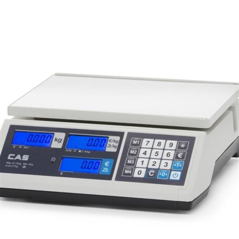 Waga kalkulacyjna z legalizacją, CAS, 304x324x(H)112mm Waga kalkulacyjna z legalizacją, CAS, 304x324x(H)112mm