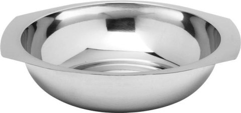 Miseczka na warzywa/surówkę z uchwytami stalowa - "fi"160 mm