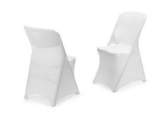 Pokrowiec na krzesło, HENDI, 810965 & 910989, biały, 540x440x(H)840mm