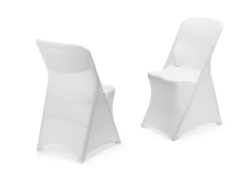 Pokrowiec na krzesło, HENDI, 810965 & 910989, biały, 540x440x(H)840mm