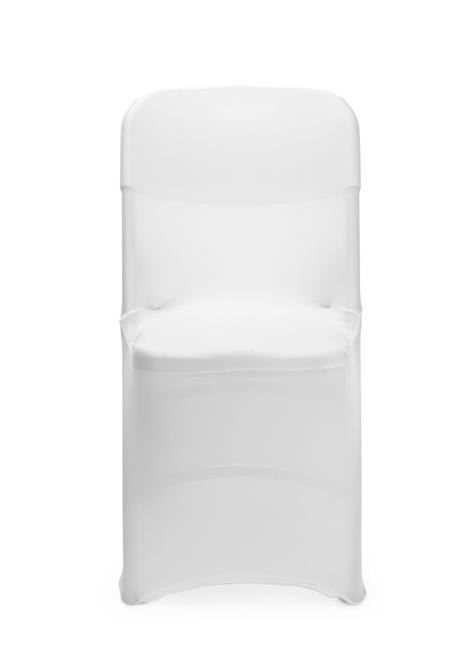 Pokrowiec na krzesło, HENDI, 810965 & 910989, biały, 540x440x(H)840mm