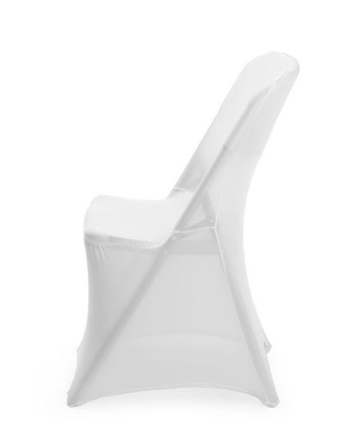 Pokrowiec na krzesło, HENDI, 810965 & 910989, biały, 540x440x(H)840mm