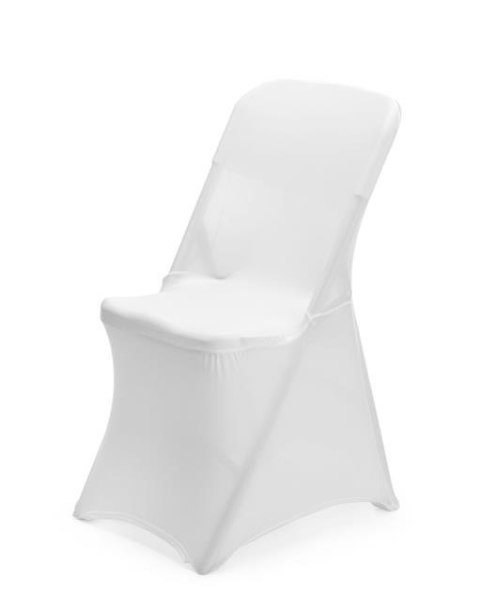 Pokrowiec na krzesło, HENDI, 810965 & 910989, biały, 540x440x(H)840mm