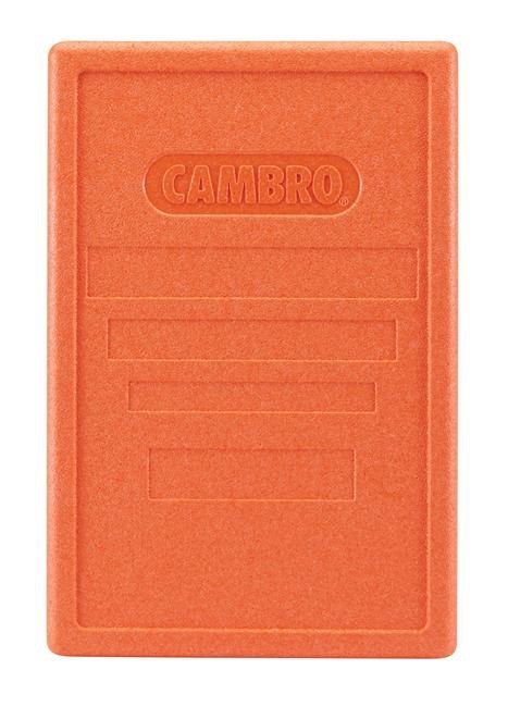 Pokrywa do pojemników termoizolacyjnych CAMBRO Cam GoBox® ładowanych od góry pomarańczowa