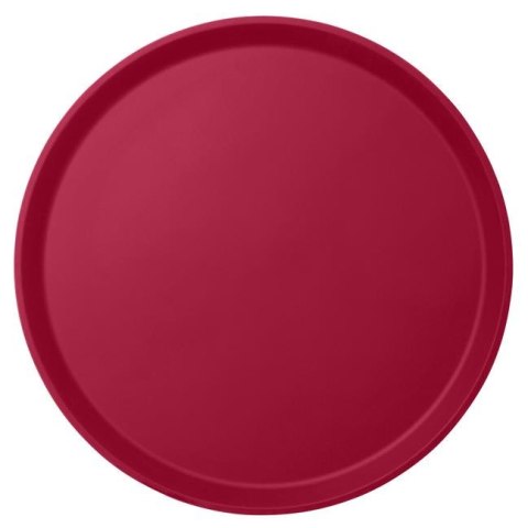 Taca do serwowania CAMBRO CAMTREAD® okrągła, antypoślizgowa burgundowa, śr. 405 mm