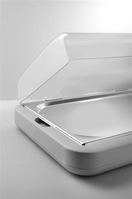 Witrynka chłodząca UNIQ, HENDI, designed by Robert Bronwasser, GN 1/1, biały, 593x389x(H)147mm, Prostokątny