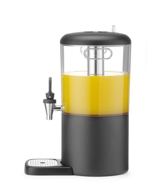 Dyspenser do soków, 4 l UNIQ, HENDI, designed by Robert Bronwasser, 4L, czarny, 315x211x(H)431mm