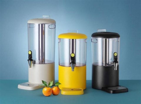 Dyspenser do soków, 4 l UNIQ, HENDI, designed by Robert Bronwasser, 4L, żółty, 315x211x(H)431mm