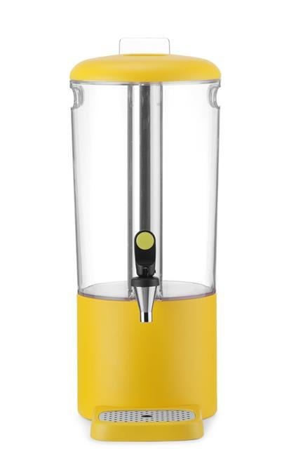 Dyspenser do soków, 8 l UNIQ, HENDI, designed by Robert Bronwasser, 8L, żółty, 318x216x(H)532mm