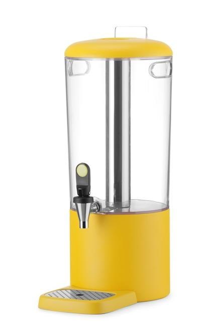 Dyspenser do soków, 8 l UNIQ, HENDI, designed by Robert Bronwasser, 8L, żółty, 318x216x(H)532mm