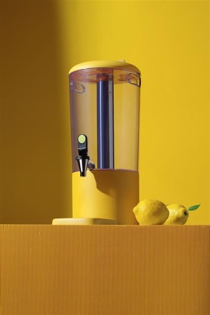 Dyspenser do soków, 8 l UNIQ, HENDI, designed by Robert Bronwasser, 8L, żółty, 318x216x(H)532mm