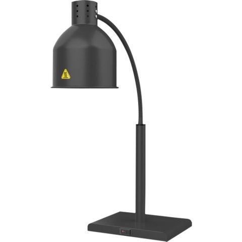 Lampa grzewcza do potraw pojedyncza, czarna, P 0.25 kW Stalgast