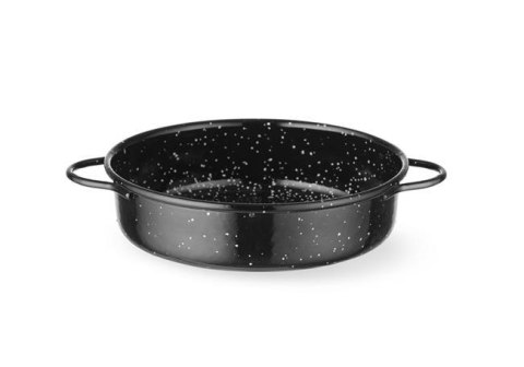 Patelnia emaliowana, HENDI, czarny, ?140x(H)45mm, Okrągły