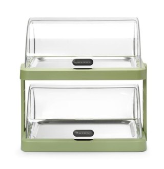 Podwójna witrynka chłodząca roll-top Duo UNIQ, HENDI, designed by Robert Bronwasser, zielony, 480x355x(H)480mm, Prostokątny