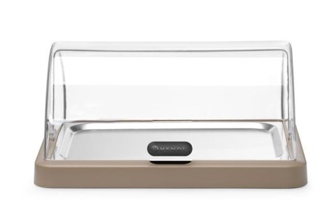 Pojedyncza witrynka chłodząca roll-top Duo UNIQ , HENDI, designed by Robert Bronwasser, beżowy, 460x355x(H)220mm, Prostokątny