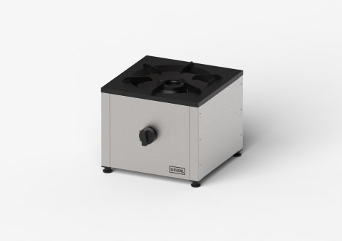 Taboret gazowy pojedynczy, 450x450, 7.5 kW, G30/37 mbar, Gredil Gredil