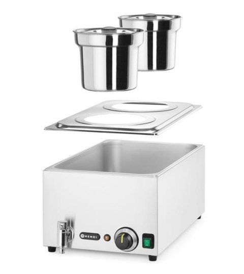 Zestaw: Bemar HENDI Ranger + 2x pojemnik 4L z pokrywką, HENDI, 8L, 220-240V/1000W, 604x332x(H)315mm