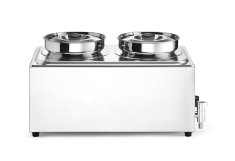 Zestaw: Bemar HENDI Ranger + 2x pojemnik 4L z pokrywką, HENDI, 8L, 220-240V/1000W, 604x332x(H)315mm