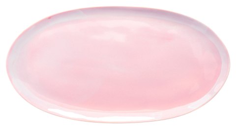 ETER Talerz płaski 43x22,5 cm, pudrowy róż