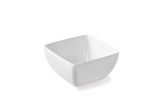 Miska kwadratowa z melaminy, HENDI, biały, 130x130x(H)65mm Fine Dine