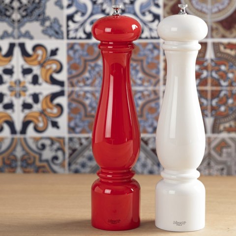 Młynek do soli Firenze czerwony, 320mm Bisetti